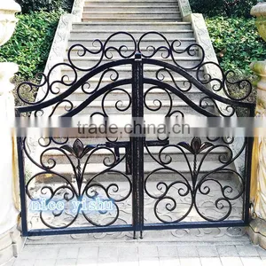 China Wholesaler Wrought Iron Indian House Main Gate Designs With Trade Assurance thumbnail-2