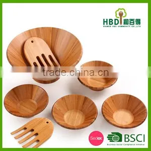 High Quality Eco-friendly Bamboo Bowl,wooden Bowl Wholesale thumbnail-1