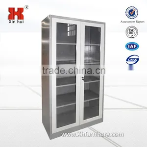 Best Sale Chinese Glass Door Steel Filing Cabinet With Adjustable Shelf thumbnail-2