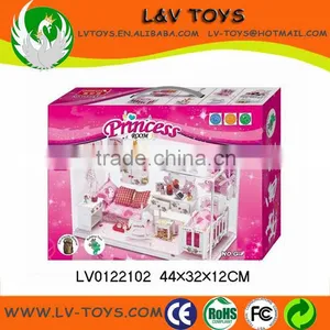 China Wholesale Christmas Toys DIY Princess Room With Light thumbnail-1