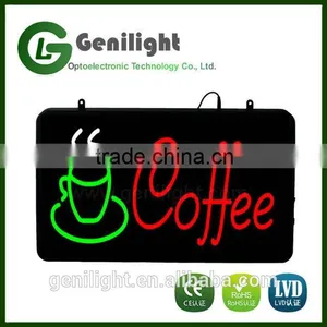 LED Animated Neon Light COFFEE Business Sign For Coffee Shop thumbnail-1