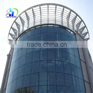 Exterior Sliding Coating Glass Walls Reflective Glass Wall Hanging Tempered Reflective Glass Walls thumbnail-1