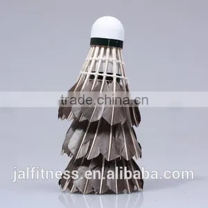 High Quality Black Goose Feather 12pcs/Barrel Badminton Ball White Teal Feather Sport Game Training Badminton thumbnail-1