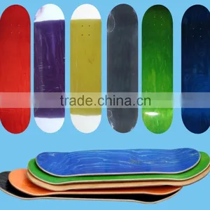 31x7.75" Stained Color Canadian Maple Skateboard Deck thumbnail-1