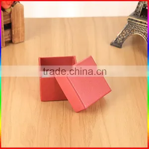 Customized Charming Hard Paperboard Paper Wedding Ring Box thumbnail-3