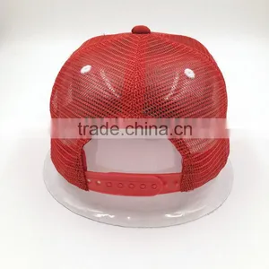 High Quality Popular Embroidery Flat Brim Trucker Cap thumbnail-4
