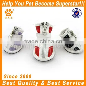 JML Fashion PU Leather Weightlifting Red Dog Shoes for Sale Pet Shoes Pet Accessories thumbnail-4