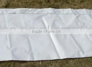 White Pvc Straight Zipper Dead Body Bag for Carrying Corpse thumbnail-1