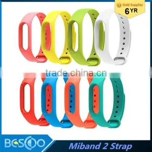 High Quality Silicone Colorful Straps Replacement For Xiaomi Mi Band 2 Wrist Strap Mi Band 2 Smart Bracelet Wristband Accessorie thumbnail-1