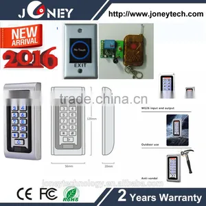 IP 68 Waterproof Mental Housing Standalone Door Access Control thumbnail-3