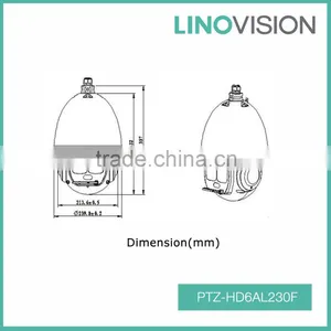 Full HD 2MP Auto-tracking and IVS 30x Star Light 500m IR Network PTZ Dome Camera thumbnail-2