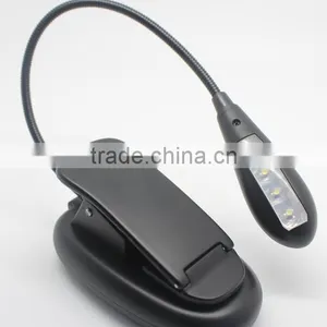Rechargeable Book Reading Light With 4 LED Bulb and Clip Suitable for Travel,Reading, Camping,bbq Light thumbnail-5