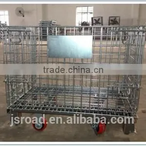 Widely Used Industrial Steel Material Wire Mesh Containers / Cage Price for Storage thumbnail-1