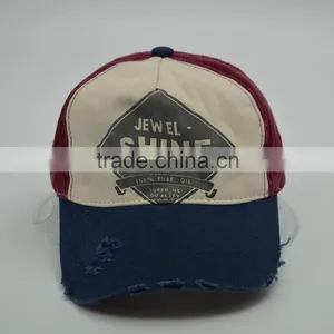 Printed 5 Panels Baseball Cap With Leather Strap thumbnail-2