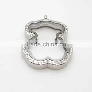 Stainless Steel Bear Lockets for Promotion thumbnail-1