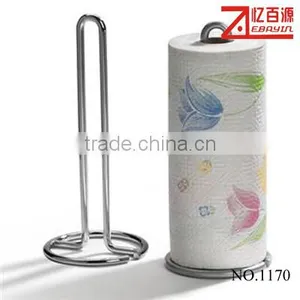Chrome Plated Metal Kitchen Tissue Paper Roll Holder thumbnail-1