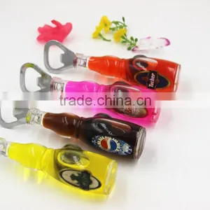 2015 New Style 3D Artificial Beer Bottle Opener Fridge Magnet for Promotional Gifts and Kitchen Display thumbnail-3