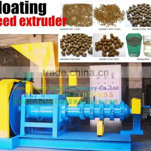 Factory Supply Floating Animal Fish Food Feed Pelleting Making Extruder Machine thumbnail-1