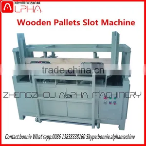 High Quality Single Slot Wood Pallet Notching Machine thumbnail-1