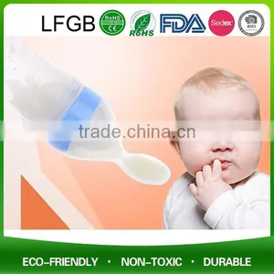 High-quality Hot-sell BPA-free Eco-friendly Silicone Baby Bottle Spoon / Microwave Sterilisers / Munchkin Baby Spoons thumbnail-1