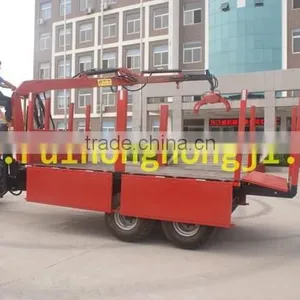 Crane Timber Trailer,log Loader Trailer,log Trailer thumbnail-3