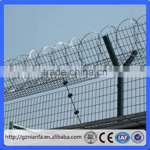 500mm BTO-22 Low Price Galvanized Concertina Razor Barbed Wire(Guangzhou Manufacturer) thumbnail-2