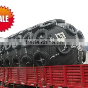 CCS BV Approved Marine Pneumatic Rubber Fender for Ship Use thumbnail-2
