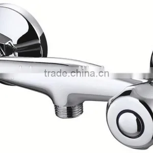 China In-wall Dual Handle Two Holes Hot Cold Mixing Shower Faucet thumbnail-1