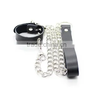 LEATHER CLIT COCK RINGS WITH LONG CHAIN SEX TOYS MALE CLIT COCK RINGS SEX TOYS WHOLESALES CLIT COCK RINGS FOR MEN thumbnail-3