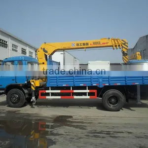 Dongfeng 145 Truck Mounted Crane Jib Crane/good Quality Truck With Crane thumbnail-1