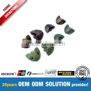 Olive Brown and Silver Bead Sculpin Helmet thumbnail-1