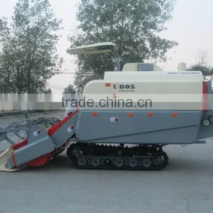 4lZ-4.0Z Full Feed Rice & Wheat Combine Harvester Big Tank thumbnail-6