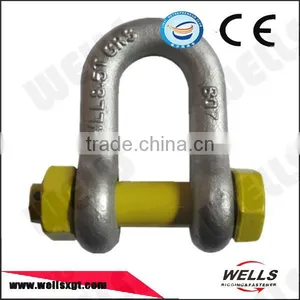 3/16' Galvanized US Type Drop Forged Chain Anchor Snap Dee Shackle Price thumbnail-1