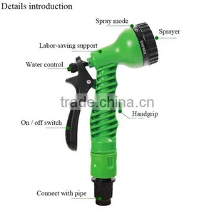 100 Feet Green Expand Expanding Flexible Garden Water Hose thumbnail-4