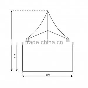 2014 Newest Hot Sale Cheap Wedding Outdoor Winter Marquee Car Roof Top Tent thumbnail-3