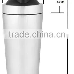 Amazon Hot Sales Custom Printing Logo 900ml/30 Counce #304 18/8 Stainless Steel BPA Free Protein Water Bottle Shaker thumbnail-2