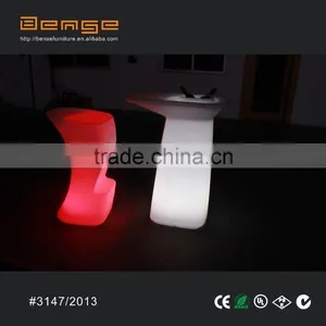 Nightclub Cocktail High Led Table Wholesale Plastic Lighting Furniture thumbnail-2