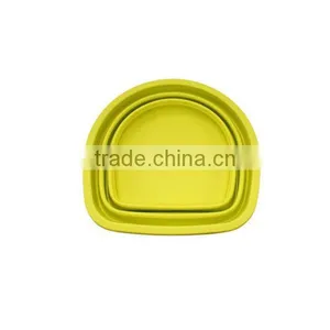 Portable Outdoor Travel Wash Basin Wash Vegetables Fruits and Vegetables Foldable Silicone Basin thumbnail-1