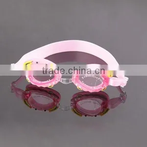 High Quality Cartoon Design Waterproof Kids Silicone Swimming Goggle thumbnail-1