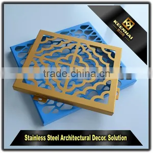 Laser Cutting Decorative Aluminium Perforated Facade Panel for Wall Cladding thumbnail-1