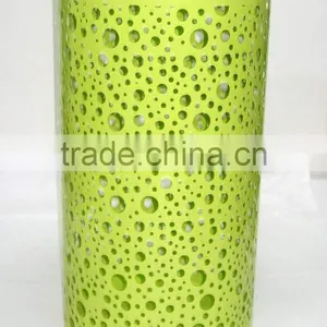 Metal Etched Design Laundry Basket With Lid, Decoration Laundry Basket, Portable Laundry Basket, Colored Laundry Basket thumbnail-1
