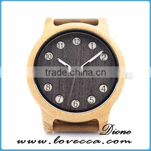 China Manufactuer Factory Wholesale Wood Watch Bamboo Men Wooden thumbnail-3