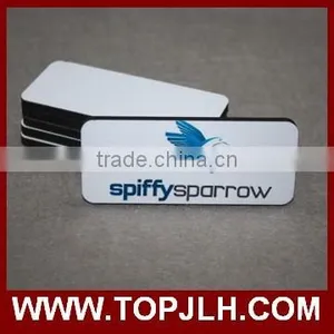 Wooden Finishing MDF Magnetic Name Tag for Sublimation Printing thumbnail-1