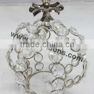2015 FASHIONAL WEDDING CENTERPIECES HANGING CRYSTAL VOTIVE DECORATIONS thumbnail-1