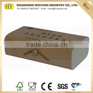 Custom Natural Handmade Wooden Gift Box thumbnail-1