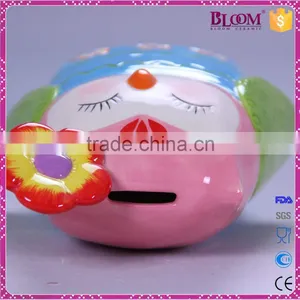 Beautiful Decoration Cutomized Ceramic Money Box thumbnail-5