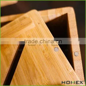 Bamboo Piggy Bank Money Saving Box Homex BSCI/Factory thumbnail-2