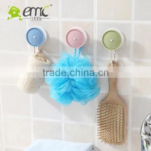 Round Plastic Button Sticky Wall Hook for Houseware thumbnail-4