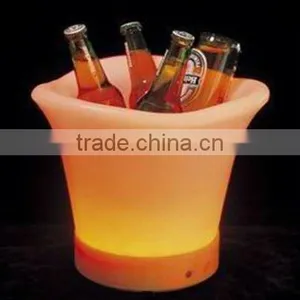Led Lighted Ice Bucket Wine Bottle Chillers thumbnail-1