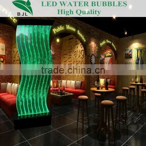 S Shape Led Water Bubble Screen Living Room Decoration thumbnail-4